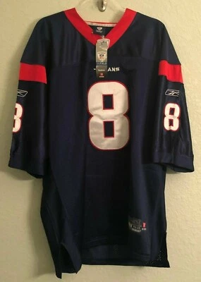 Camiseta cosida en el campo de los Houston Texans Matt Schaub #8 Reebok equipo de la NFL nueva con etiquetas Foto 1 de 4