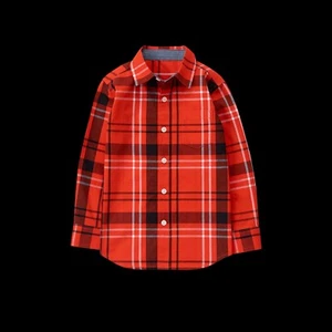 New GYMBOREE Boy's Plaid Long Sleeve Woven Shirt, Size 12-18 Months. - Picture 1 of 5