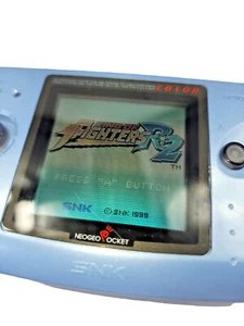 Neo Geo Pocket Color Pearl Blue Model Tested Works with King of Fighters R2 Game - Picture 1 of 12
