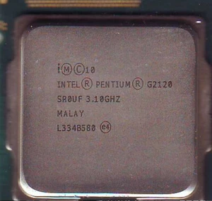 Intel Dual Core Pentium G2120 3.10 GHz CPU Processor SR0UF - USED - TESTED!! - Picture 1 of 8