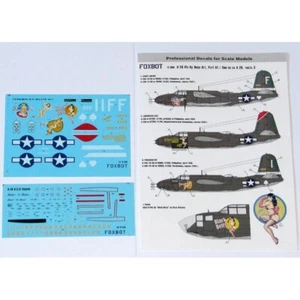 Decals A-20 Pin-Up Nose Art and Stencils (Part III) FOXBOT 72-008 Scale 1:72  - Picture 1 of 24