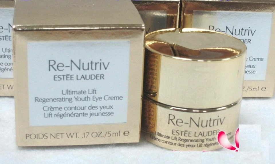3 X Estee Lauder Re-nutriv Ultimate Lift Regenerating Youth Eye Creme 5ml 15ml