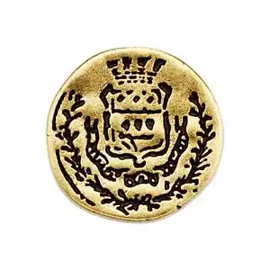 5pcs Royal-Style Vintage Metal Buttons Crown Design for Sewing, DIY, Decoration - Picture 1 of 5