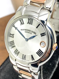 Raymond Weil Women's Watch 5235 Jasmine Swiss Quartz Silver Rose Gold Steel 35mm - Picture 1 of 14