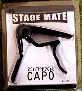 Stage Mate CC-200 Electric/Acoustic Guitar Capo - Picture 1 of 2