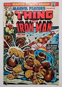 Marvel Feature #12 Thing Iron Man Early Thanos Last Issue Of Series - Picture 1 of 7