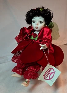 Marie Osmond Tiny Tot Porzellanpuppe Fee Fiona Rose Bud Limited Edition 2008 - Bild 1 von 8