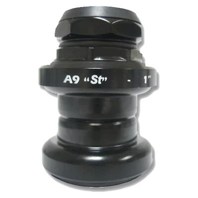 Stronglight A9 1" Threaded Steel Road Bike Headset - Black - Image 1 of 4