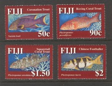 {ZAA-047f} – Fiji - 2007 : Pesci  4 val.  ** MNH