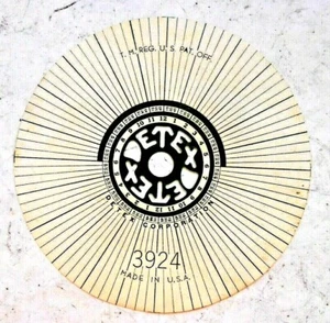 (5) Detex Watchclock Paper disk - dials # 3924 - Picture 1 of 4