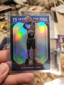 2021/2022 Donruss Optic Prizm Refractor 75 Years Allen Iverson 76ers #38 - Picture 1 of 2