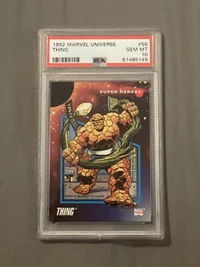1992 Marvel Universe #56 Thing PSA 10 GEM MT - Picture 1 of 2
