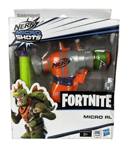 NERF Fortnite Micro RL MicroShot Blaster Gun with 2 Foam Darts - Picture 1 of 5
