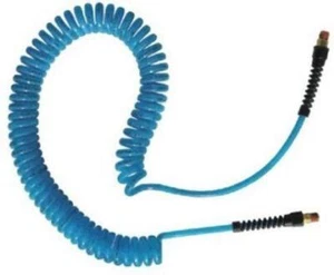 Rectus PU10/030/DV Braided Polyurethane Coiled Hose 1/4" ID x 10' x 1/4" BSPP - Picture 1 of 1