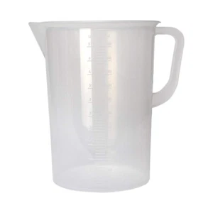 Plastic Lab PP Measuring Graduated Beaker Polypropyle Cup Container Handle - Picture 1 of 6