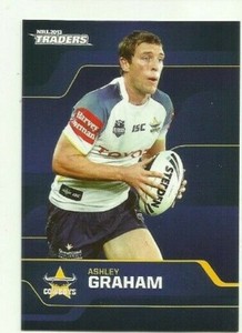 2013 NRL TRADERS COWBOYS ASHLEY GRAHAM # 39 COMMON CARD ESP 