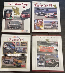 Lot of 4 Winston Cup Yearbooks 1991, 1994, 1995, 1997 - Picture 1 of 2