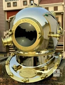 Vintage Looking 18" Diving Divers Helmet U.S Navy Mark V Deep Sea Scuba Gift - Picture 1 of 6