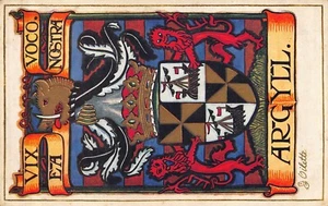 Argyll Scotland "The House of Lords_Ducal Arma" Raphael Tuck #9886 Postcard - Picture 1 of 2