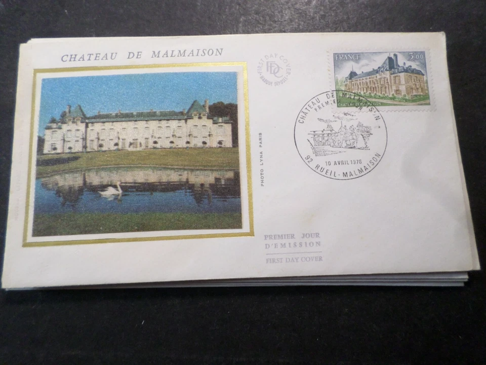 France 1976, FDC 1° Day, Castle Of Malmaison - Image 1 of 1