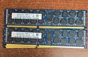 HYNIX 8GB 2RX4 PC3L-10600R SERVER MEMORY LOT OF 10 - Picture 1 of 1