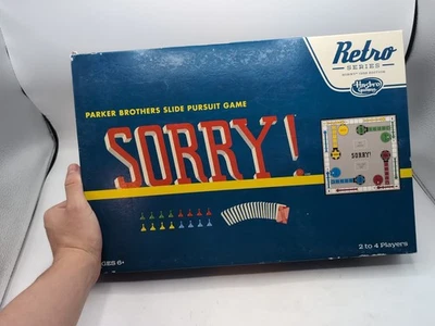 Hasbro Sorry Retro Serie Board Game Complete in Box - Image 1 of 4
