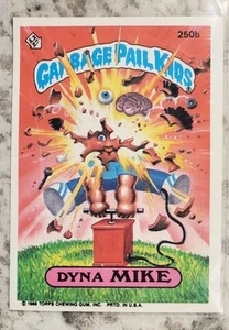 1986 Garbage Pail Kids - Newly-Dead Ed 250a & Dyna Mike 250b - Topps Series 6 - Picture 1 of 2