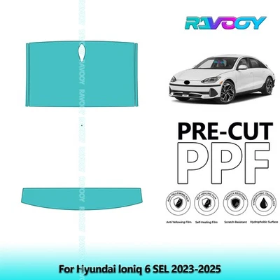 PreCut Paint Protection PPF Kit For Hyundai loniq 6 SEL 2023-2025 - Image 1 of 4