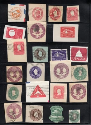 Miscellaneous US Cut Squares.  (Lot 8) - Image 1 of 3