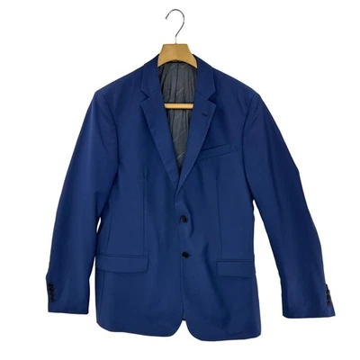 Armani Exchange Mens Blue Two Button Blazer Suit Jacket Size 42 USA - Image 1 of 4