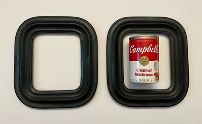 Par correspondente de silhueta e/ou moldura de retrato ébano - Imagem 1 de 4