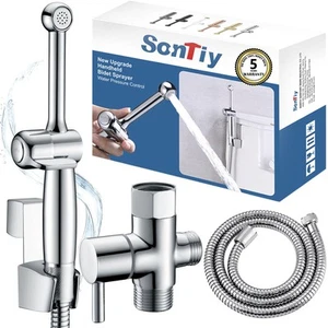Handheld Bidet Sprayer for Toilet, Hand Held Bidet Attachment, Adjustable Wat... - Picture 1 of 9