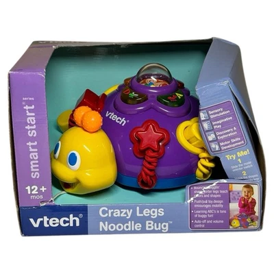 Raro 2000 VTech Pernas Loucas Macarrão Inseto Novo Na Caixa Smart Start Brinquedo Bebê Vintage - Imagem 1 de 4