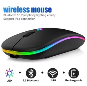 Kabellose Maus / Bluetooth 5.2 A Led Wiederaufladbar - Bild 1 von 3