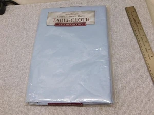 HomeTrends Vinyl Flanell Tischdecke 52x70 länglich blau wasserdicht pflegeleicht - Bild 1 von 6