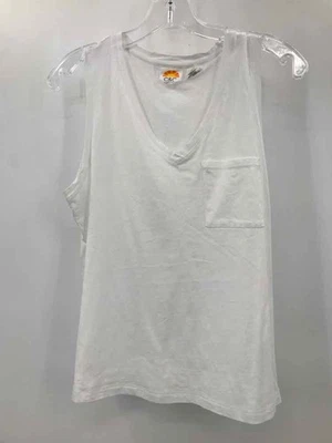 Pre-Owned C&C California White Size Medium Tank Top - Image 1 of 4