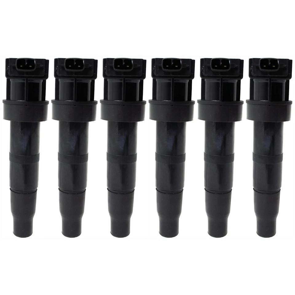 Ignition Coil Set of 6 For 2013-2019 Hyundai Santa Fe XL 6 Cyl 3.3L Engine - Image 1 of 4