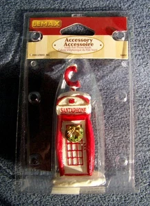Lemax - North Pole Phone Booth - Village Collection - 64452 - Figurine - EUC - Picture 1 of 2