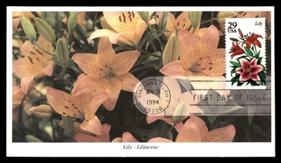 Mayfairstamps US FDC 1994 Ohio lily appreciation First Day Cover aau_57889 - Image 1 of 2