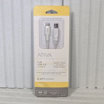 Avita C/b Usb 2.0 Cable 6.5 Ft 725-799 - Image 1 of 4