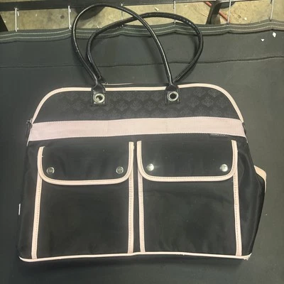 Mary Kay Pink and Black 19”x14” Zipper Enclosure Travel Overnight Bag #86 - Image 1 of 4