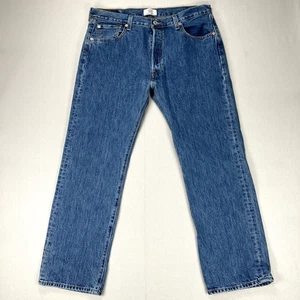 Vintage Levi’s 501 Jeans 36x30 Blue Pants Straight Leg Button Fly Y2K Mexico - Picture 1 of 23