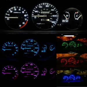 Gauge Cluster Dash Lights Bulbs for Honda Civic EF / Wagon / CRX CR-X 1990-1991 - Picture 1 of 19