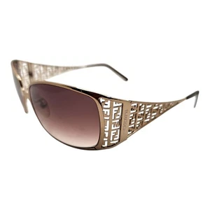 VINTAGE FENDI FS 363 METAL LOGO SUNGLASSES MADE IN ITALY 56/15 714 130 - Picture 1 of 14