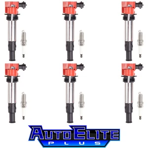 6x Racing Ignition Coil & Iridium Spark Plug for Saab 9-3 V6 UF375 - Picture 1 of 1