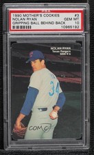 1990 Mother's 5000 K's Cookies Nolan Ryan #3 PSA 10 GEM MT HOF