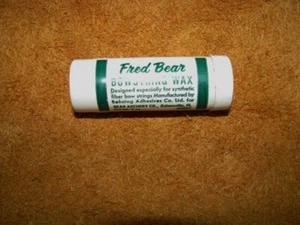 Vintage Fred Bear Archery Bowstring Wax Gainesville, Florida, USA Collectible - Picture 1 of 5