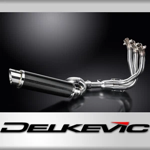 Triumph Street Triple R S RS 17-21 Complete Exhaust 3-1 14" Round Carbon Muffler - Bild 1 von 5