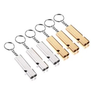 1-10Pack 120db Loud Emergency Survival Whistle Camping Hiking Keychain Outdoor - Picture 1 of 22