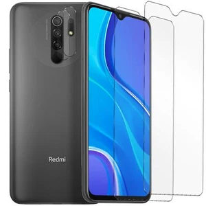 Schutzfolie für Xiaomi Redmi 9 Display Schutzglas 2x Kamera folie Gorilla glas - Bild 1 von 7